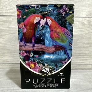 CARDINAL 500PC Puzzle 14x11" Parrots *Tiny Pieces‎ not Verified*